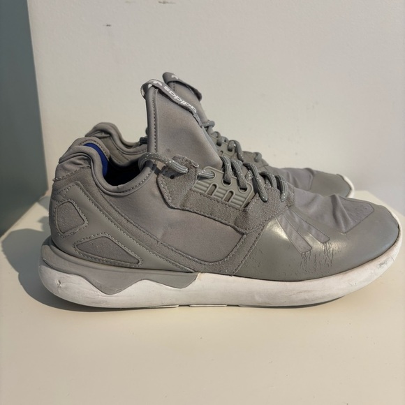 Grey Adidas Tubular Sneakers Size  9 - Picture 1 of 15